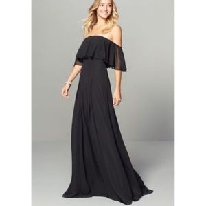 Monique Lhuillier black gown